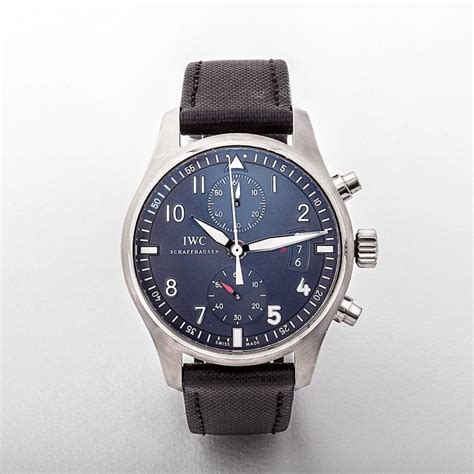 iwc spitfire blue dial|iwc spitfire watch.